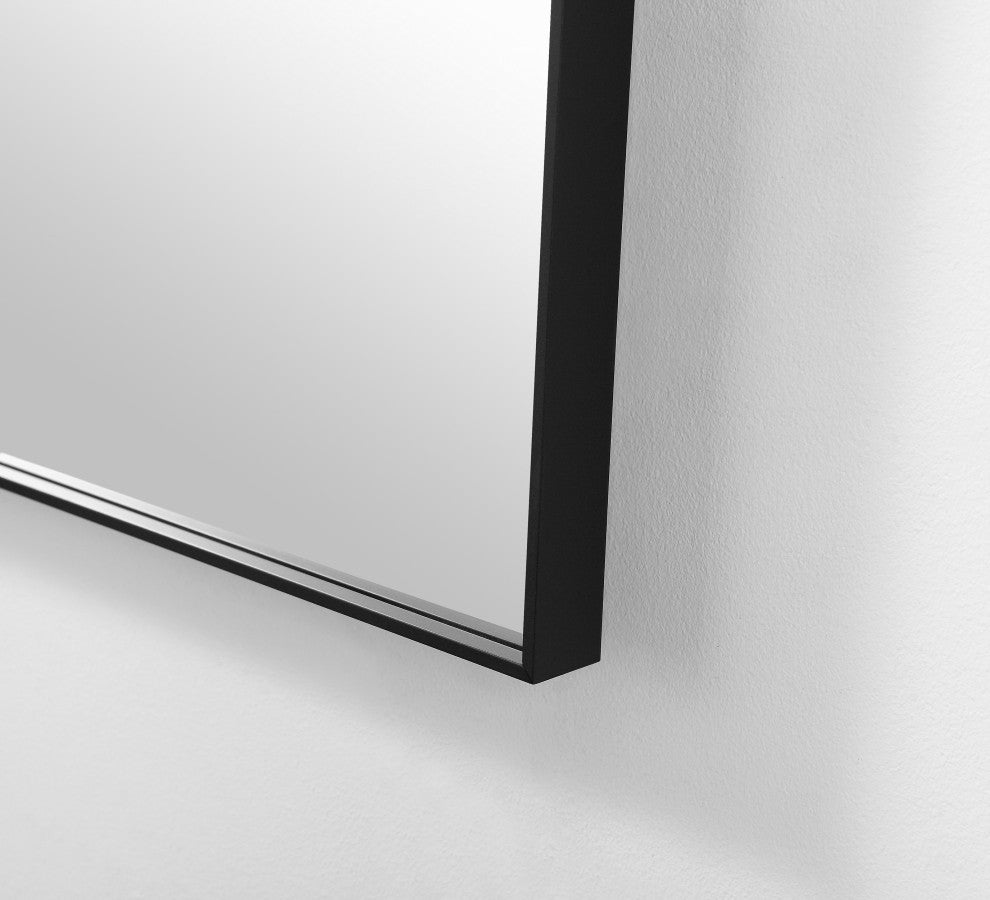 Mirror Boffi, Matte Black, 24"