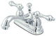 Kingston Brass 4" Centerset Bathroom Faucet, Polished Chrome