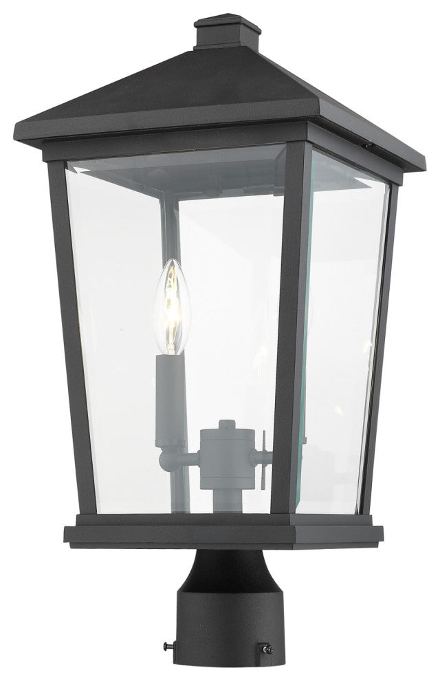 Z-Lite 568PHBR Beacon 2 Light 20" Tall Outdoor Single Head Post - Oil Rubbed