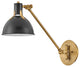 Hinkley Argo 1-Light Small Wall Sconce 3480SK, Satin Black