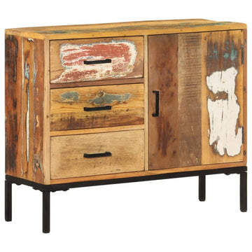 vidaXL Sideboard Buffet Cabinet with Storage for Kitchen Solid Reclaimed Wood