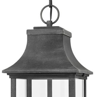 Hinkley Adair Large Hanging Lantern, Aged Zinc