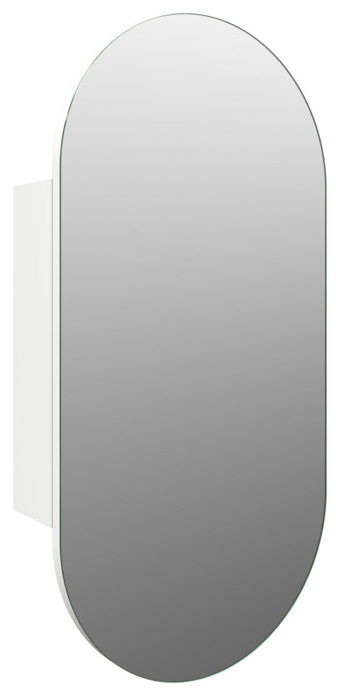 Ruma 16 in. W x 32 in. H x 4.75 in. D Medicine Cabinet in White Finish