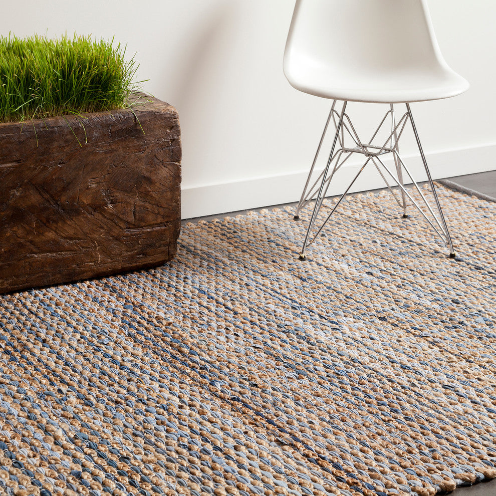 Easton Contemporary Area Rug, Tan, 5'x7'6"
