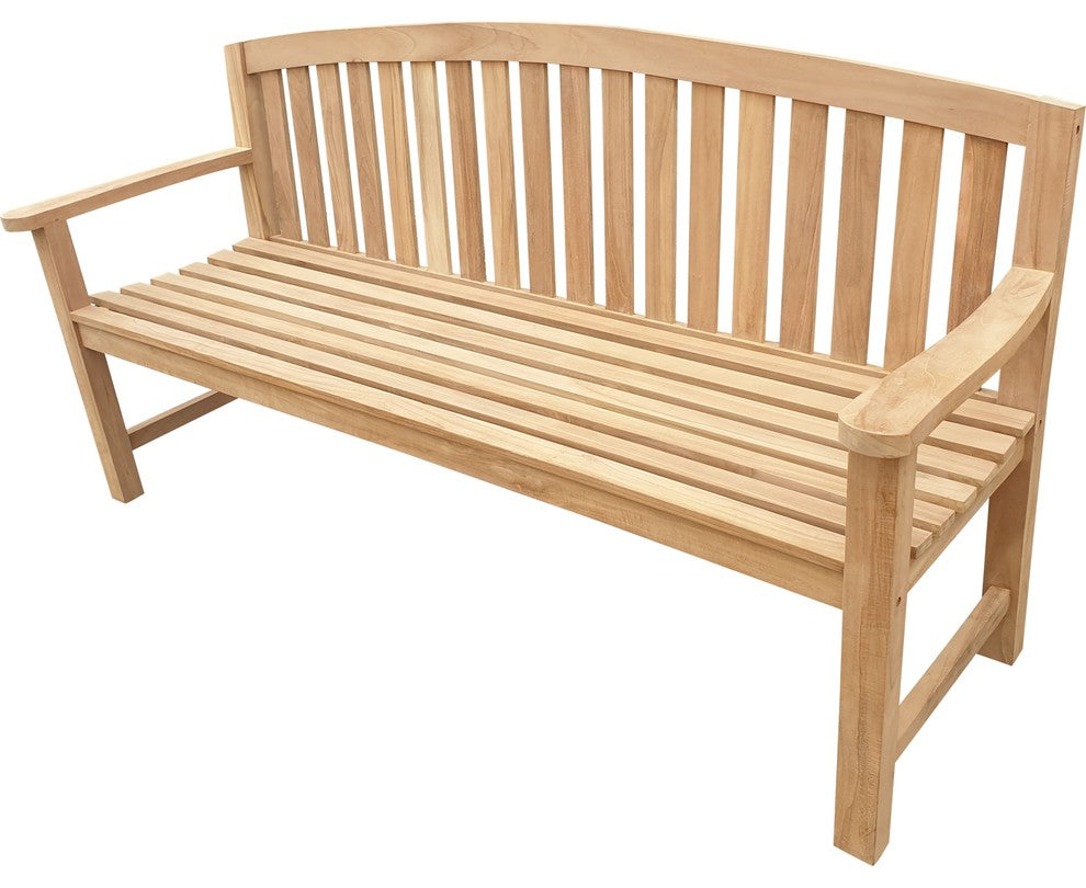 Seven Seas Teak San Jose Outdoor Teak Wood Bench, 6 Foot