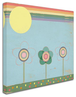 Tammy Kushnir 'Wildflowers In The Sun' Canvas Art, 18" x 18"