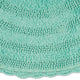 Aqua Round Crochet Bath Mat