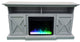 62" Whitby Farmhouse Electric Fireplace Heater With Deep Crystal Insert