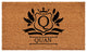 Calloway Mills Imperial Doormat, Letter Q