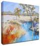 Summer Creek by Craig Trewin Penny, Print on Canvas, 30"x30"