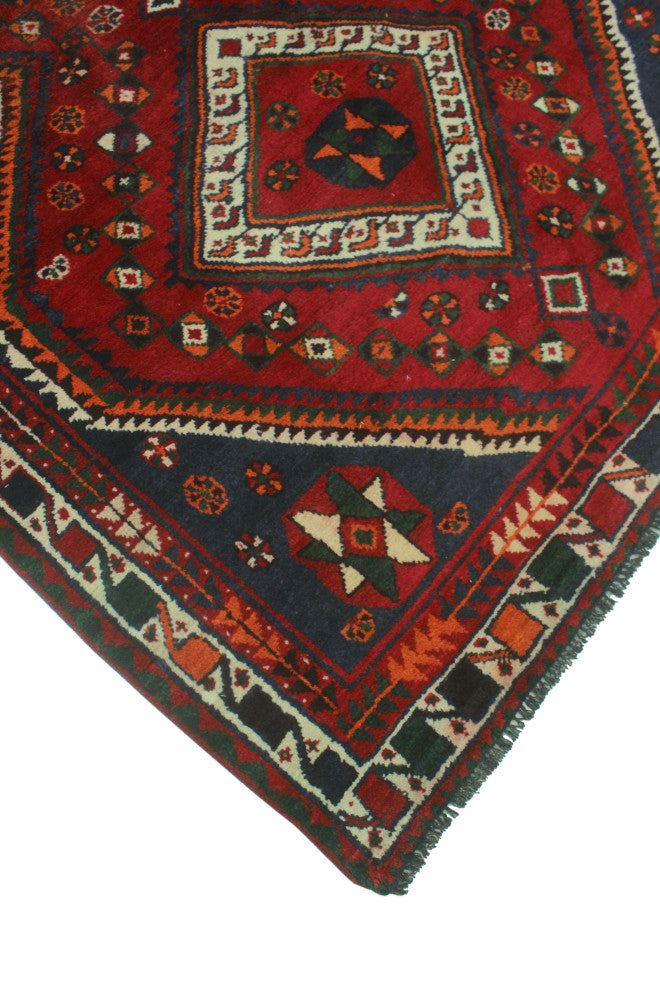 Vintage Distressed Aliye Red Runner