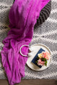 2Pk Bright Orchid Fuzzy Fleece Throw 50X60