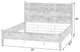 Lennon Rounded Leg Bed, Light Brown, King