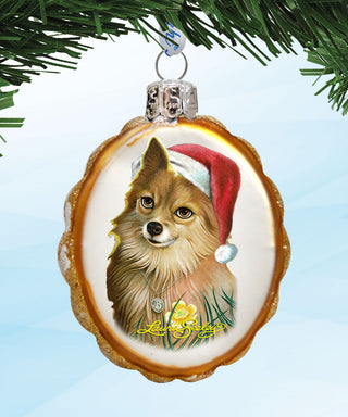 Doggy Mercury Glass Ornaments