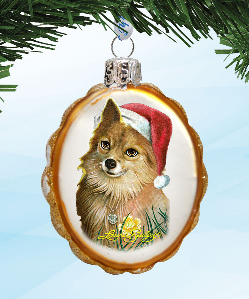 Doggy Mercury Glass Ornaments