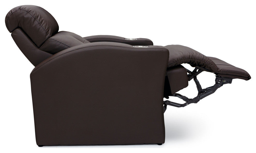 Seatcraft Sanctuary Home Theater Seating, Brown, Row of 2