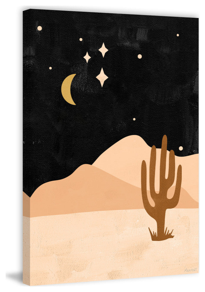 "Desert Nights" Painting Print on Wrapped Canvas, 12x18