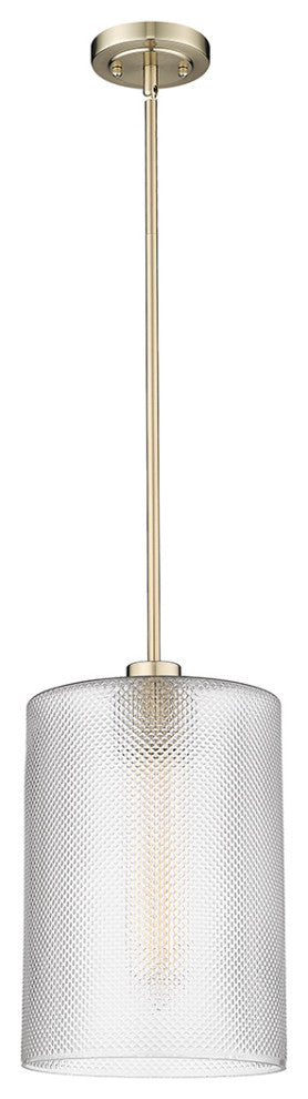 1 Light 10" Modern Gold Pendant