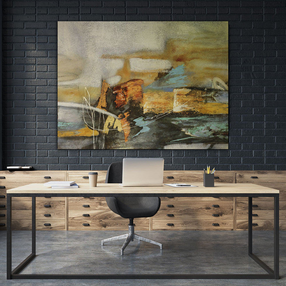 "Composicion II" Fine Art Giant Canvas Print, 54"x72"
