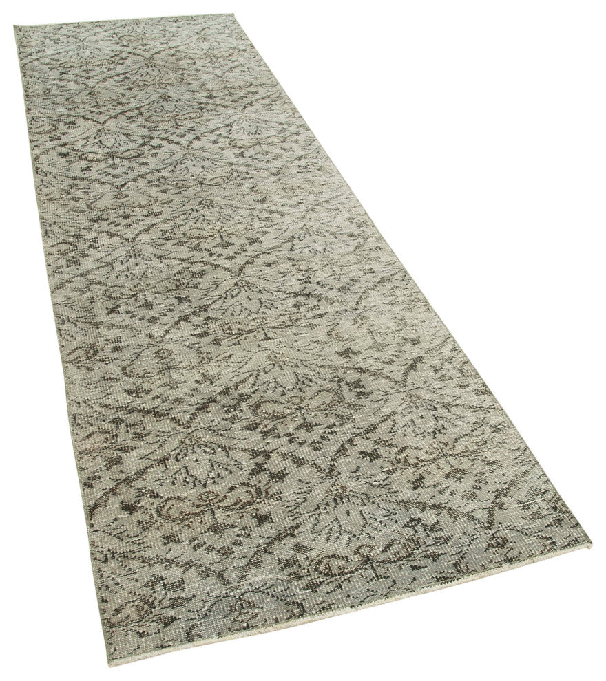 Rug N Carpet - Handmade Oriental 3' 0" x 10' 0" Contemporary Kitchen Runner Rug