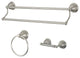 Kingston Brass 3-Piece Bathroom Accessory Set, Brushed Nickel