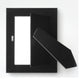 Ramino, 1", Black Lacquer, Black Lacquer, 5x7
