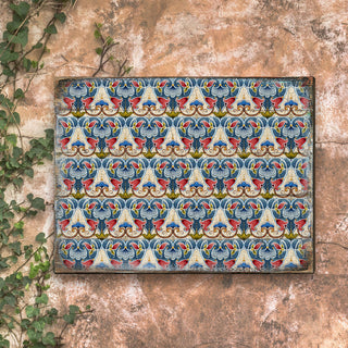 Decorative Pattern Wooden Block, 36 X 24