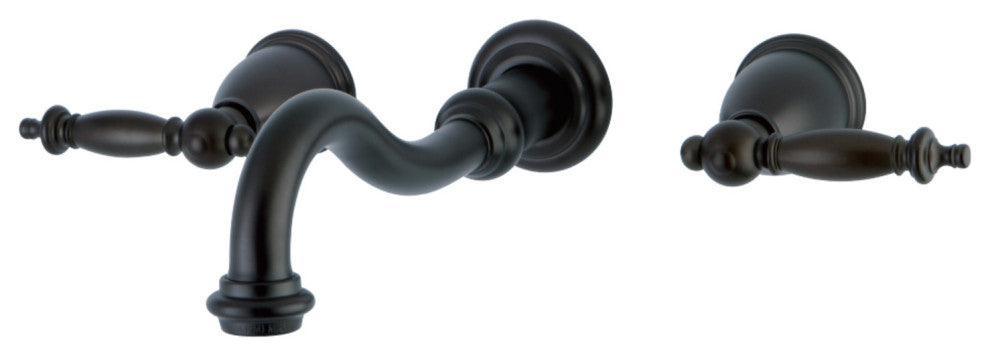 Kingston Brass Wall Mount Bathroom Faucet, Oil Rubbed Bronze
