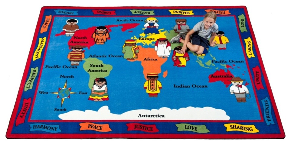 Our World Of Peace Rug