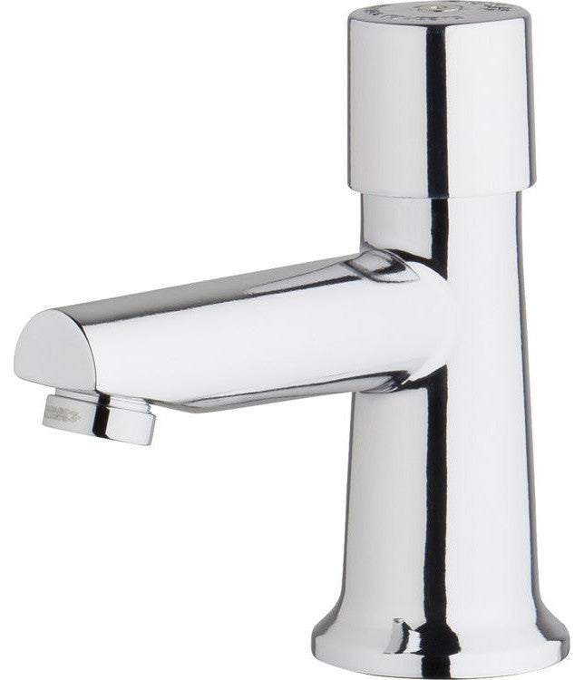 Chicago Faucets 3500-E2805ABCP Single Supply Metering Sink Faucet