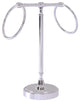 Vanity Top 2 Towel Ring Guest Towel Holder, Polished Chrome
