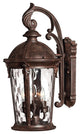 Hinkley Windsor 3 Light River Rock Wall Lantern, 1898RK