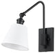 Elyon 1 Light 7 in.Swing Arm Wall Lamp Plug In/Wall Mount