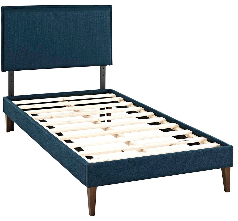 Amaris Twin Platform Bed with Squared Tapered Legs