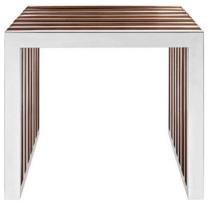 Nove Small Walnut Bench