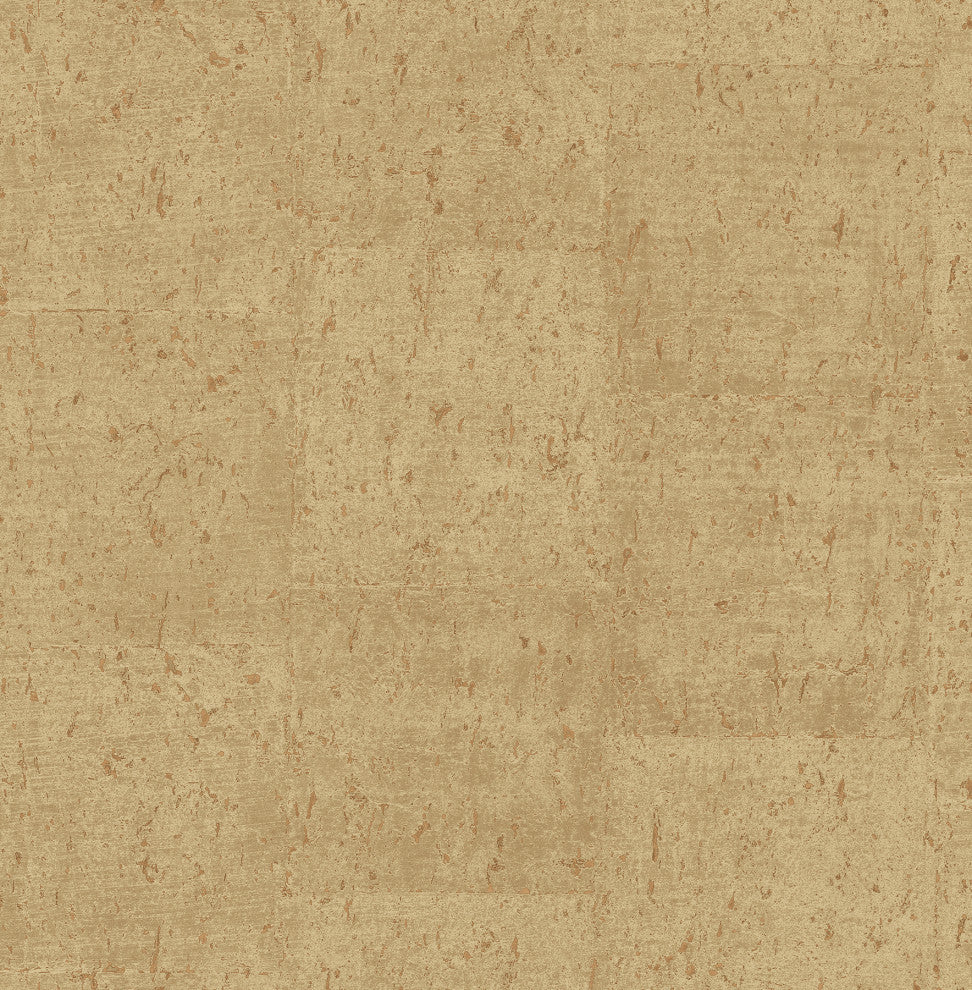 Jules Light Brown Faux Cork Wallpaper Bolt