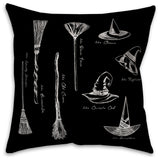 Witch Accessories 16"x16" Spun Poly Pillow