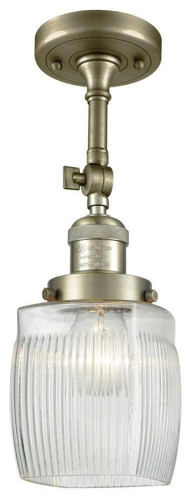 Innovations Lighting 201F-Ab-G302 1 Light 14 Inch Semi-Flush Mount