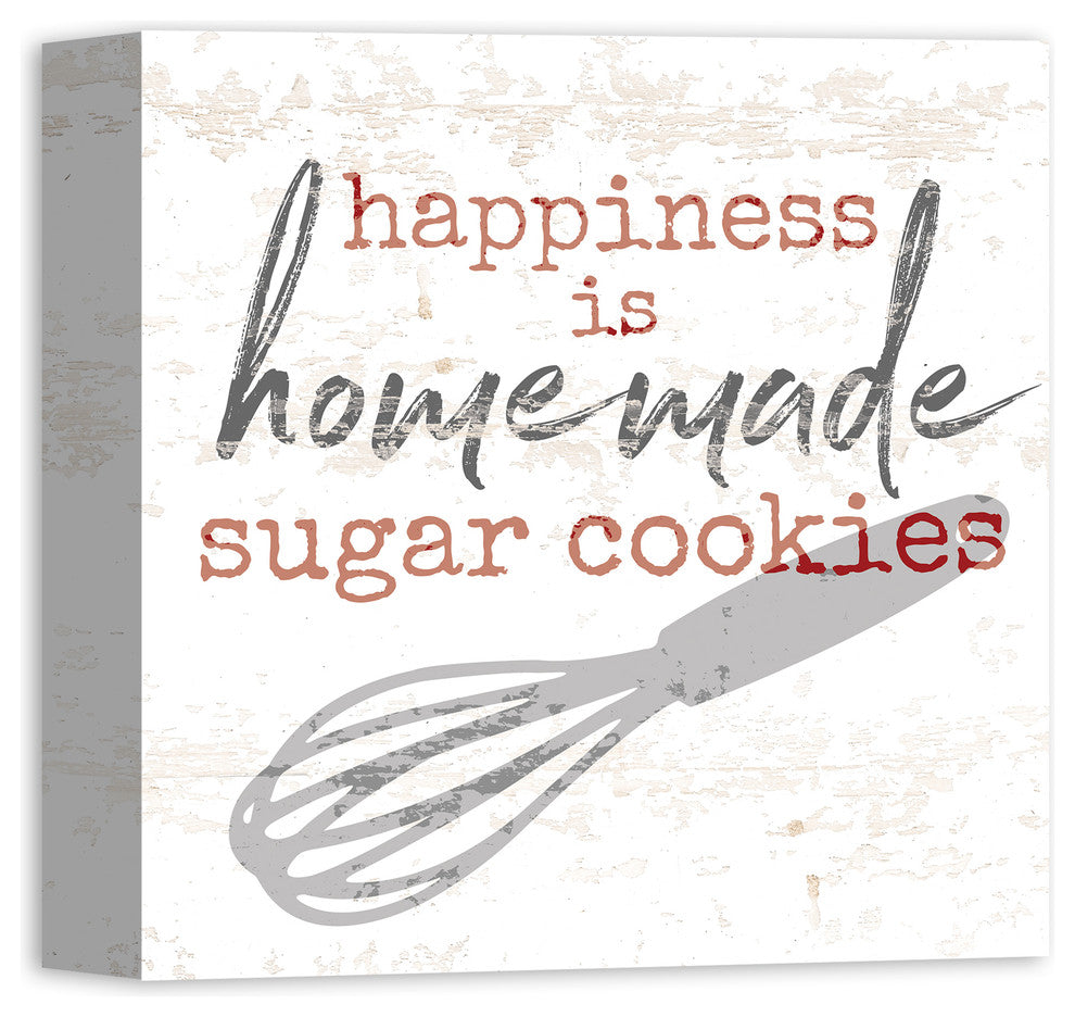 Happiness is Homemade 12x12 Canvas Wall Art