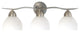 Hampton Ridge 3-Light Bath Bar, Satin Nickel