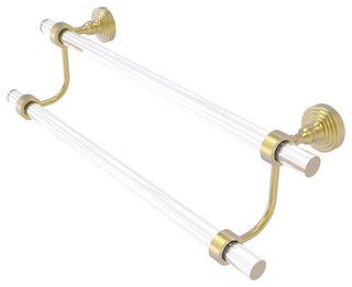 Pacific Grove 18" Double Towel Bar, Satin Brass