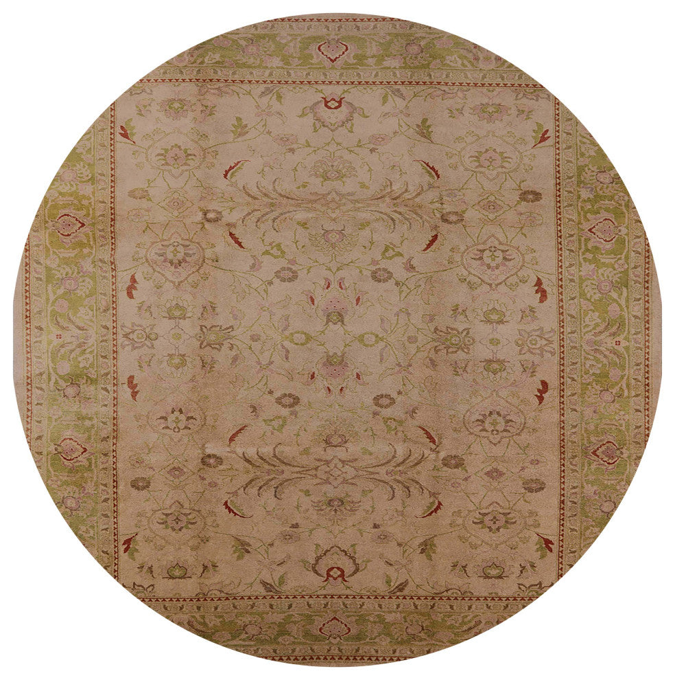 Ahgly Company Indoor Round Mid-Century Modern Area Rugs, 5' Round