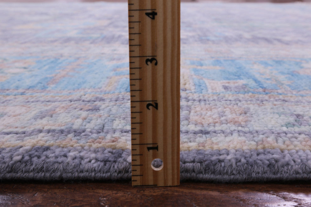 Hand Knotted Turkish Oushak Wool Rug 9' 0" X 12' 2" - Q13441