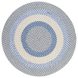 Colonial Mills Blokburst BK59 Blueberry Pie Kids/Teen Area Rug, Round 12'x12'