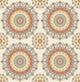 Gemma Coral Boho Medallion Wallpaper Bolt