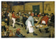 "The Peasants' Wedding" Digital Paper Print by Pieter Bruegel the Elder, 38"x27"