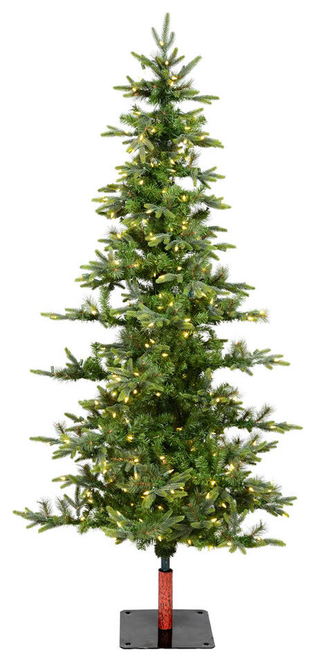 Vickerman A101871Led 7' Shawnee Fir Artificial Christmas Tree, Warm White Lights