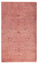 Overdyed One-of-a-Kind Hand-Knotted Area Rug Pink, 3' 1" x 5' 3"