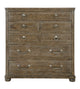 Bernhardt Rustic Patina Drawer Chest, Peppercorn Finish