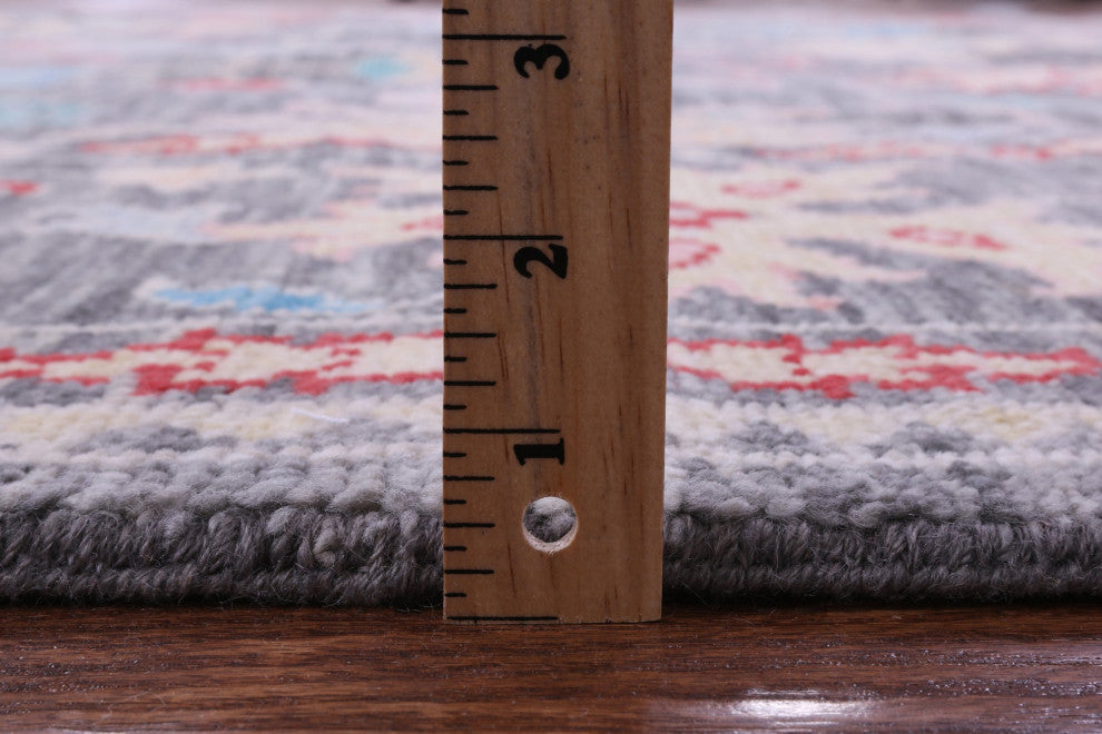 Turkish Oushak Handmade Wool Rug 8' 11" X 11' 11" - Q15661